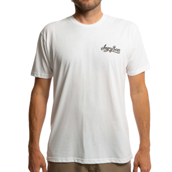 Product: "Funshine" 50/50 T-Shirt // Description: Angry Seas tee with Florida silkscreened design // Color: Sand // Brand: The Angry Seas Clothing