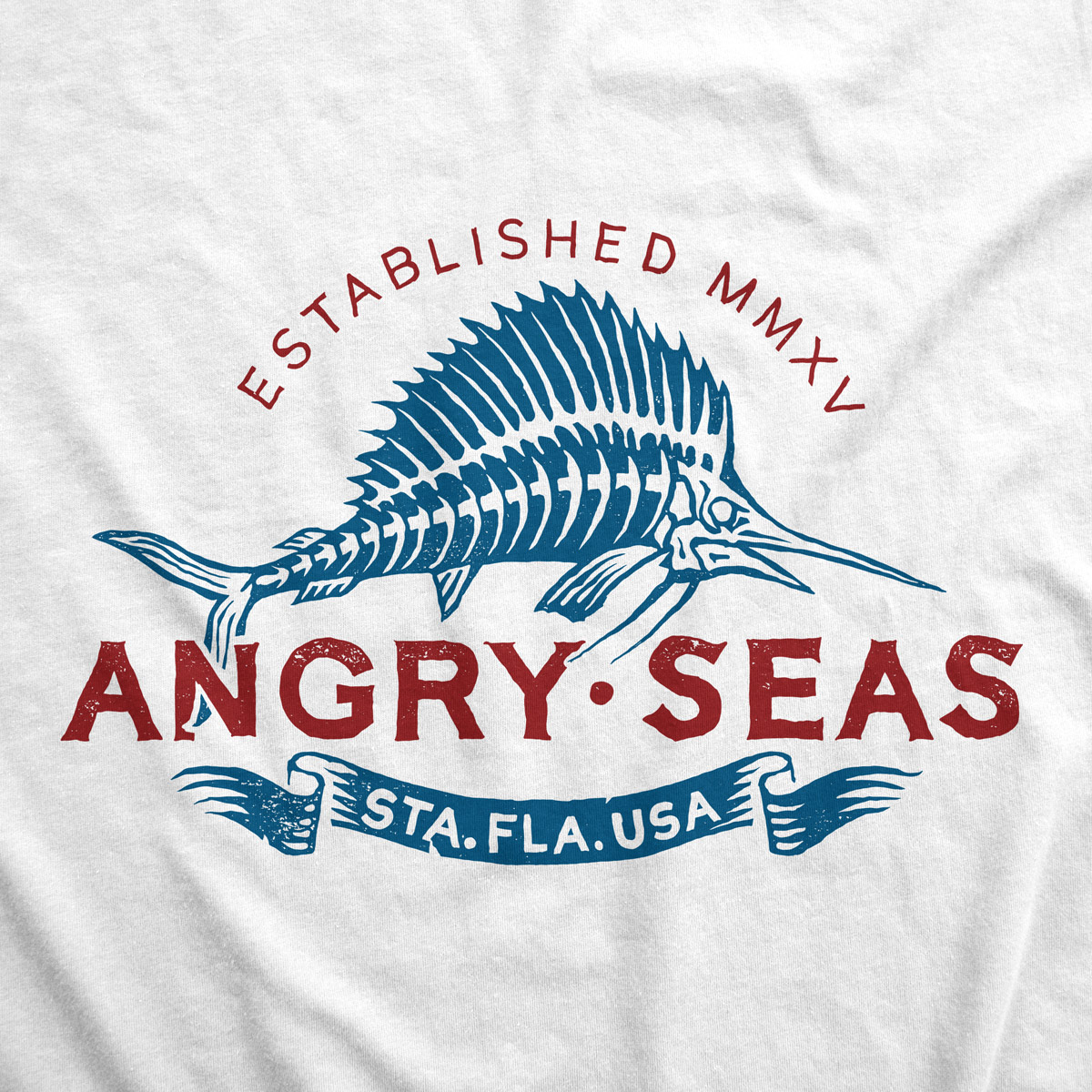 Bill Collector 50 50 T Shirt Angry Seas Gear