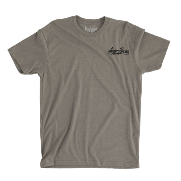 Product: "Funshine" Tri-Blend T-Shirt // Description: Angry Seas tee with Florida silkscreened design // Color: Pewter // Brand: The Angry Seas Clothing