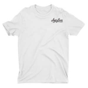 Product: "Funshine" 50/50 T-Shirt // Description: Angry Seas tee with Florida silkscreened design // Color: White // Brand: The Angry Seas Clothing